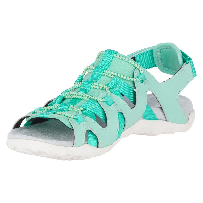 Sandales Merrell Terran Cage Backstrap Turquoise Femme | Q.A.DUKG